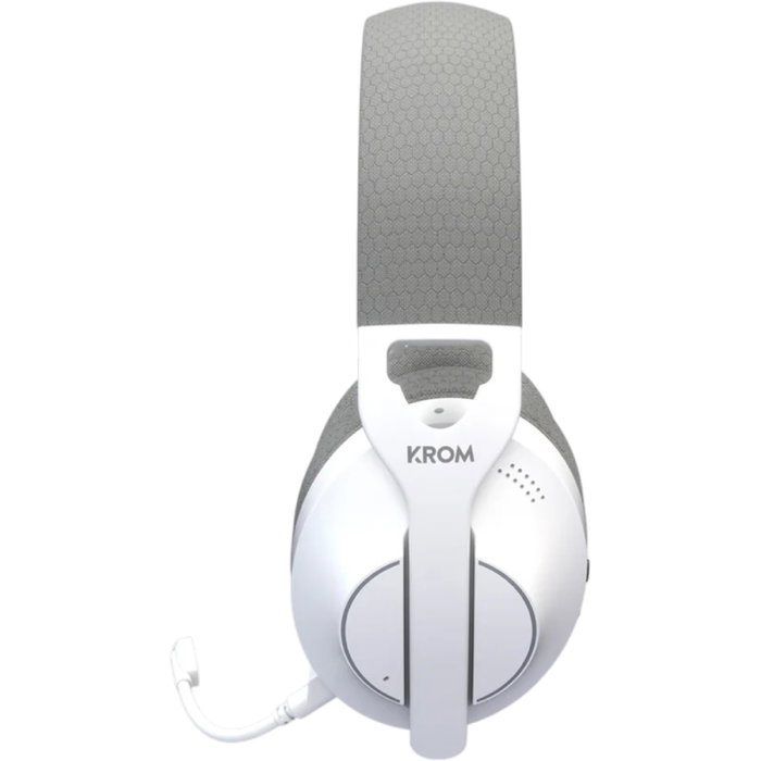 Krom Phase Auriculares Gaming Inalámbricos con Micrófono, Blanco